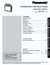 Toughbook H1 Field Operating Instructions