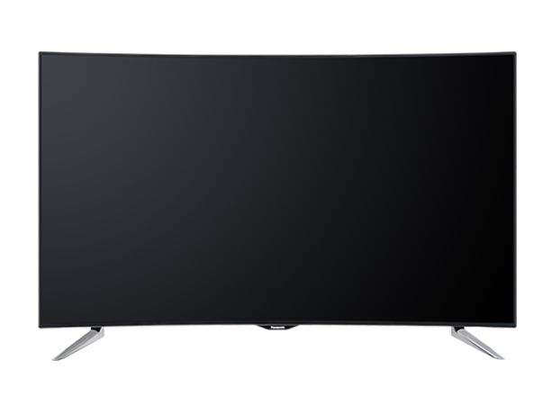 Foto 4K Ultra HD prohnutá LED TV TX-55CR430E