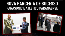Nova parceria entre a Panasonic e o Clube Atlético Paranaense