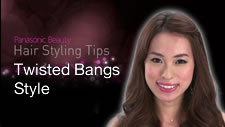 Twisted Bangs Style