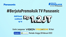 Berjuta Promo Asik Panasonic TV