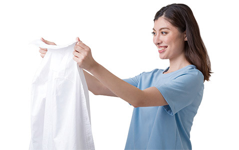 Dễ dàng bảo quản những trang phục yêu thích của bạn với máy giặt Panasonic.