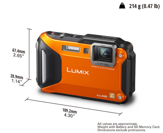 LUMIX Digital Camera DMC-FT6