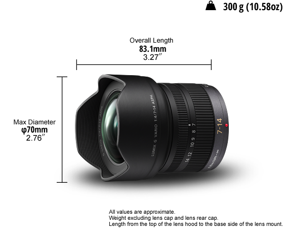 LUMIX G Lens: H-F007014E