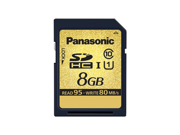Photo de RP-SDA08GE1K SDHC Memory Card 8 GB CLASS 10/UHS-I