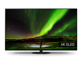 A OLED TV TX-65JZ1500E fényképen