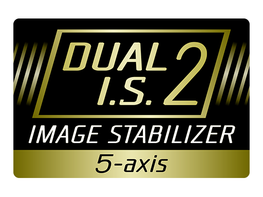 Tecnologia Dual I.S. 2 a 5 assi (stabilizzatore d'immagine)
