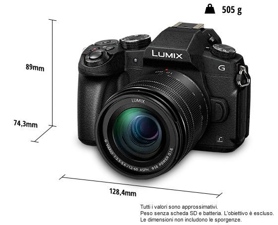 Fotocamera digitale mirrorless LUMIX DMC-G80M