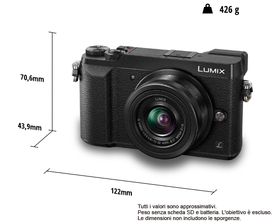 Fotocamera digitale mirrorless LUMIX DMC-GX80K