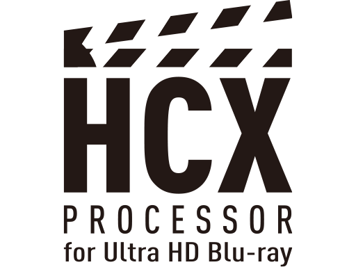 HCX procesors Ultra HD Blu-ray atskaņošanai