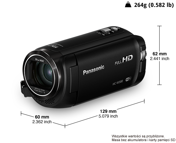 Kamera HD HC-W580