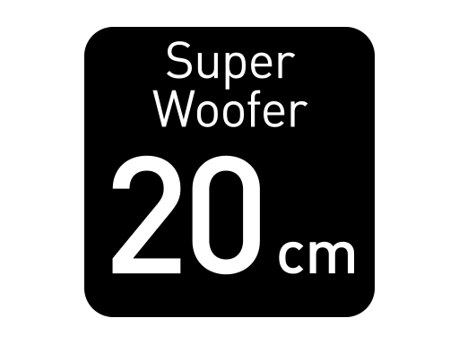 Super woofer de 20 cm