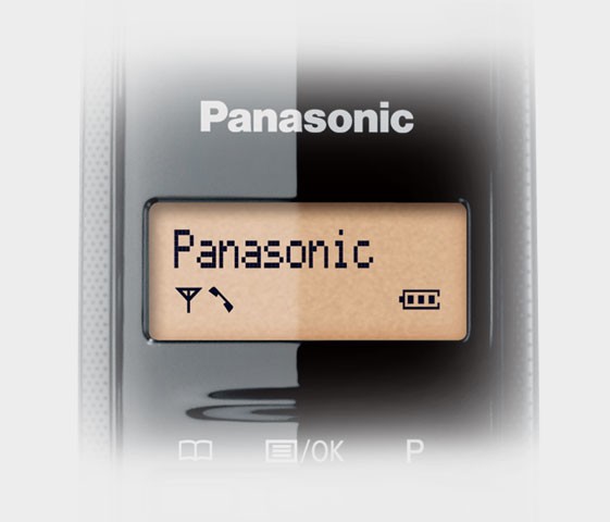 شاشة LCD مقاس 1.25 بوصة بإضاءة خلفية كهرمانية على السماعة