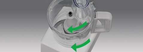 Bowl and Bowl Lid Mounting Secured by Safety Lock