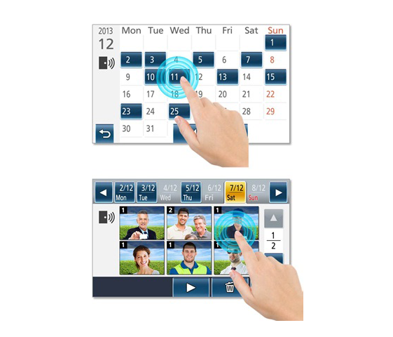 Check the recording list