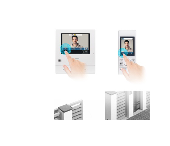 Electric Lock Release Support for Gate