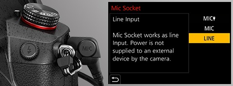 Unterstützter LINE-Eingang