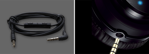 Cordon audio détachable