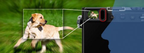 AF activé par capteur oculaire