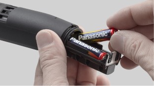 Fonctionnement sans fil sur batterie 2 AAA