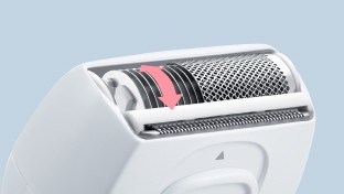 Ample lame intérieure pour un rasage efficace
