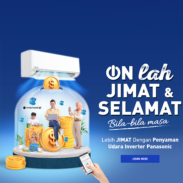 ON-LAH JIMAT & SELAMAT with Panasonic Inverter Air Conditioner See more