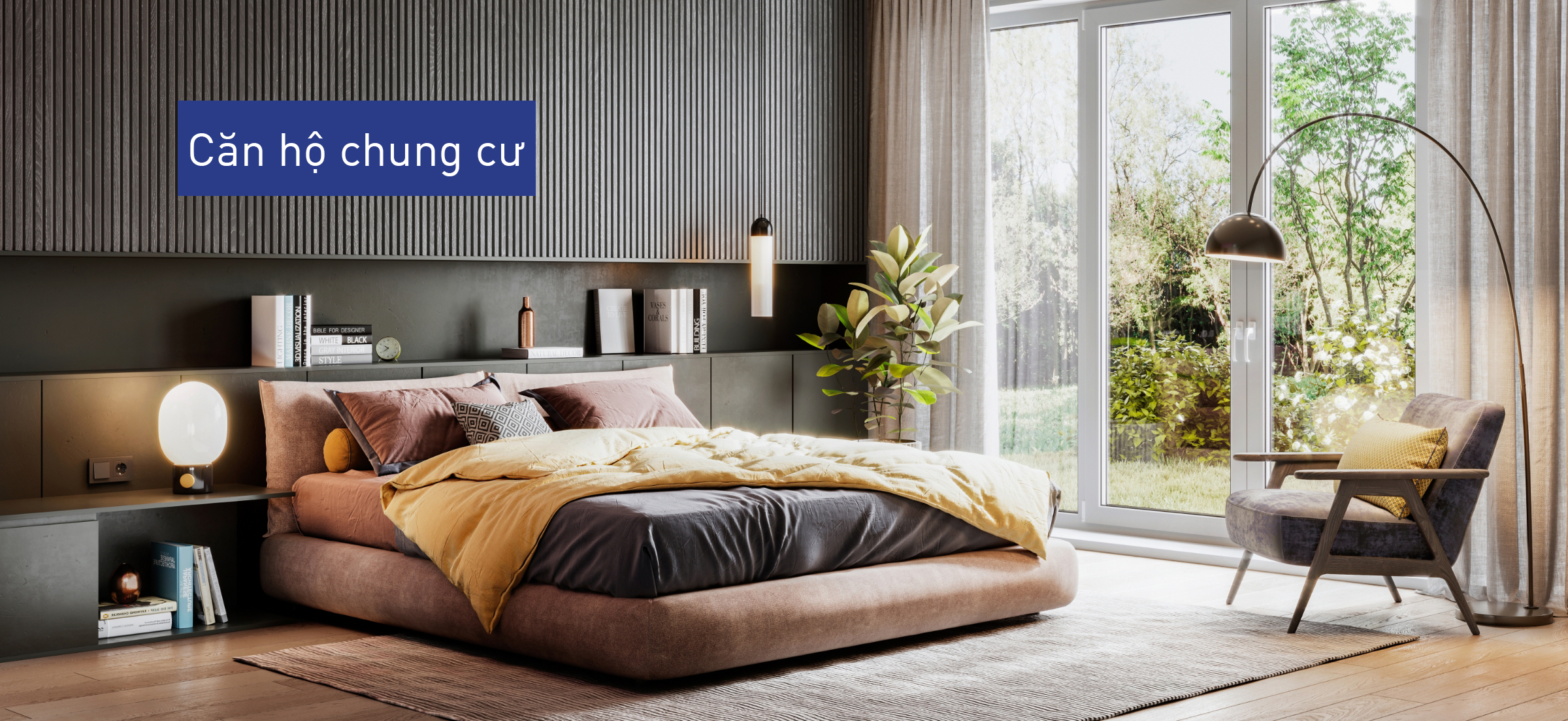 Hình ảnh minh họa chứng minh kiểm soát chất lượng không khí vượt trội giúp một cặp đôi thư giãn trong phòng ngủ