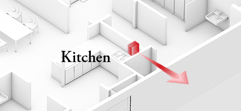 An image showing the kitchen's ventilation and air flow.