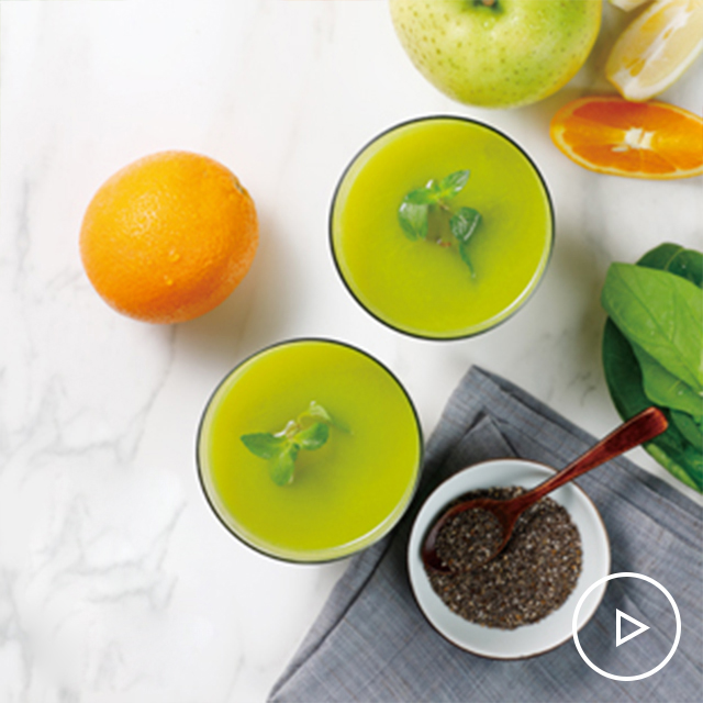 Wholesome apple green juice See more