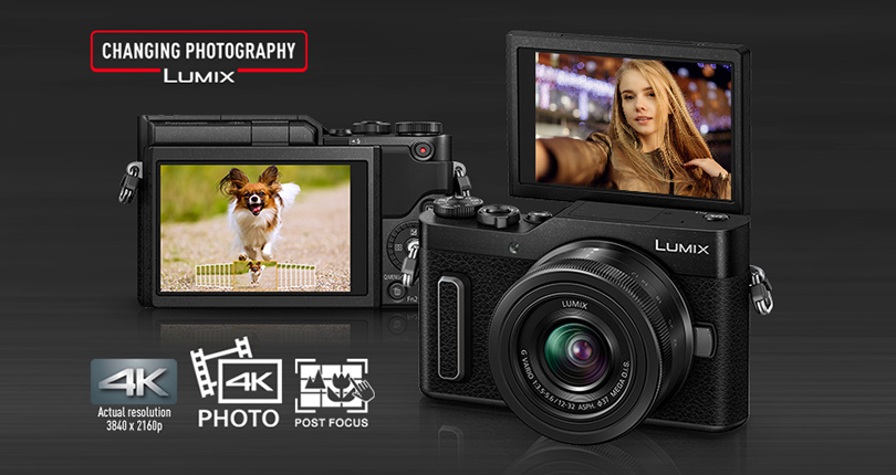 LUMIX GX880 sa zadnjim monitorom koji se podiže na gore za atraktivno snimanje selfija visokog kvaliteta i 4K Video snimanja