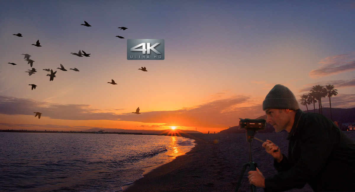 تسجيل الفيديو بدقة 4K