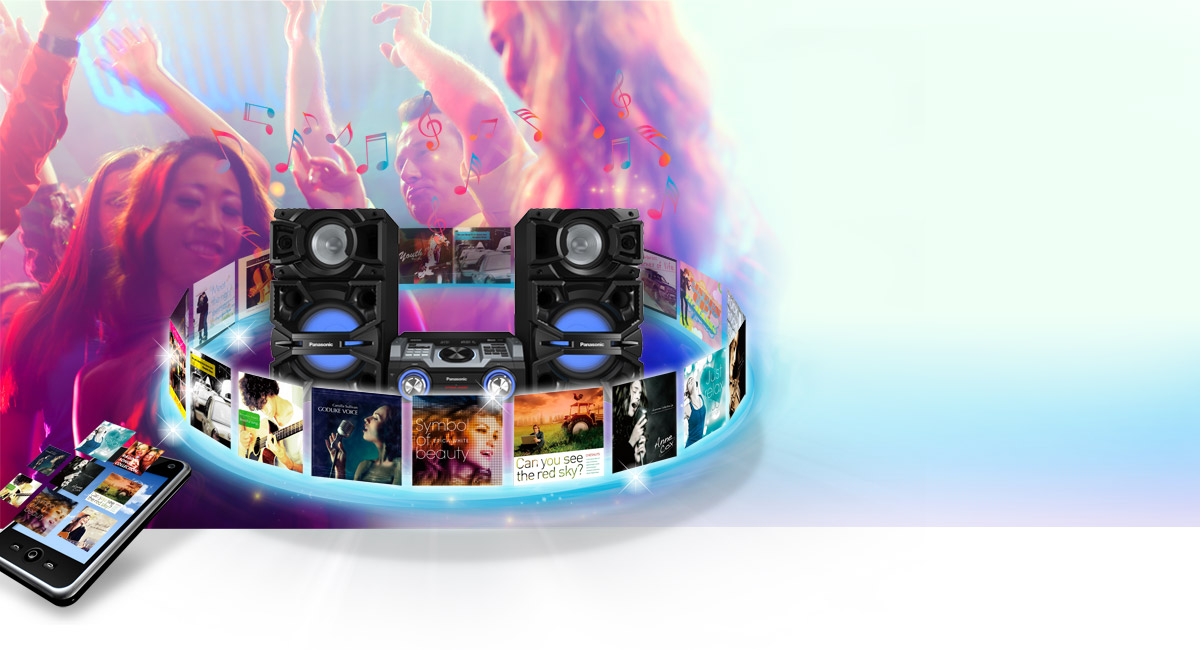 Geniet van de muziekverzameling