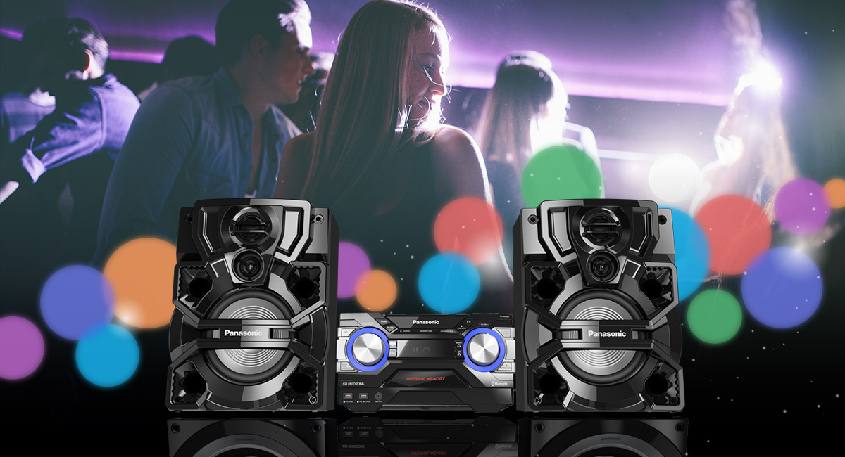 Colourful LEDs boost the party mood