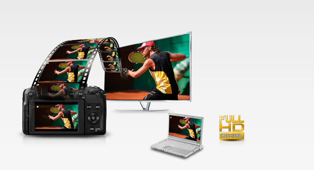 1920x1080p Full HD-videoinspelning