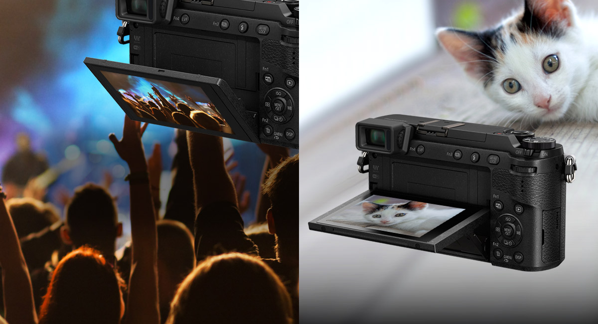 وتتمتّع الشاشة القابلة للإمالة بنفس مستوى المرونة التي تتمتّع أنت بها!