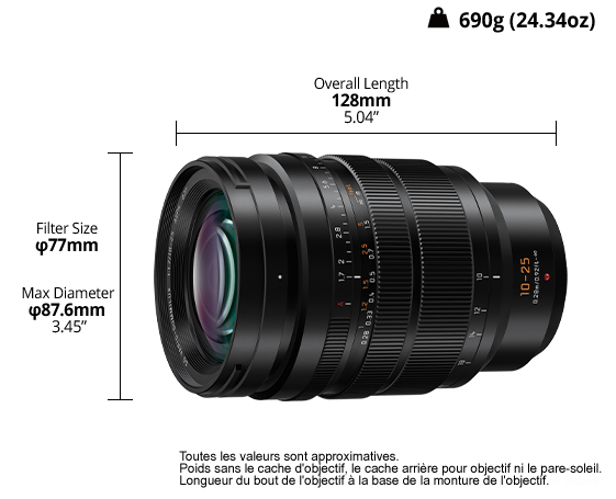 Objectif LEICA DG H-X1025