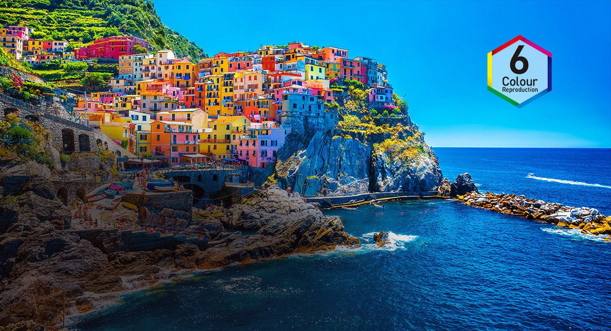 تقنية HEXA Chroma Drive
