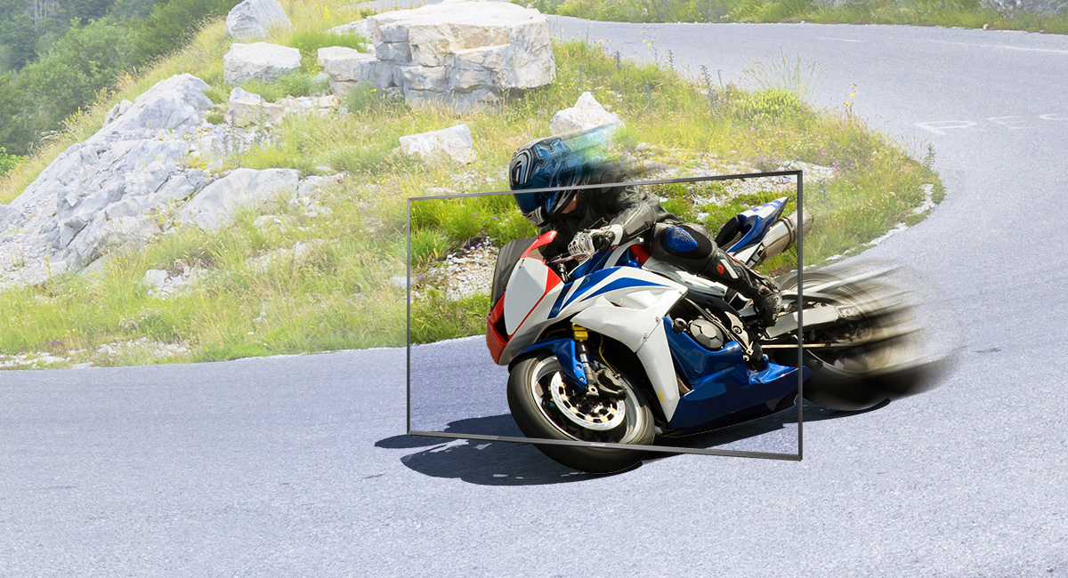 Vitesse de mouvement du rétroéclairage de 400 Hz