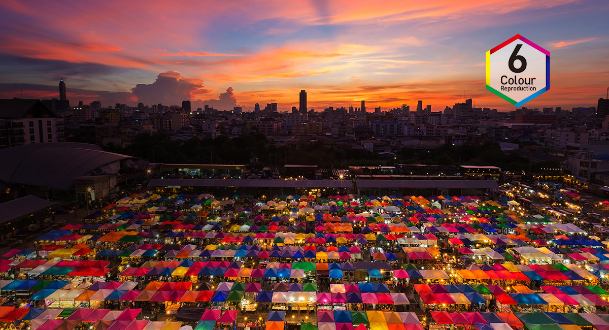 
تقنية Hexa Chroma Drive Plus
