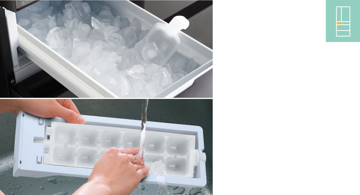 Ice Compartment with
Automatic Ice Maker