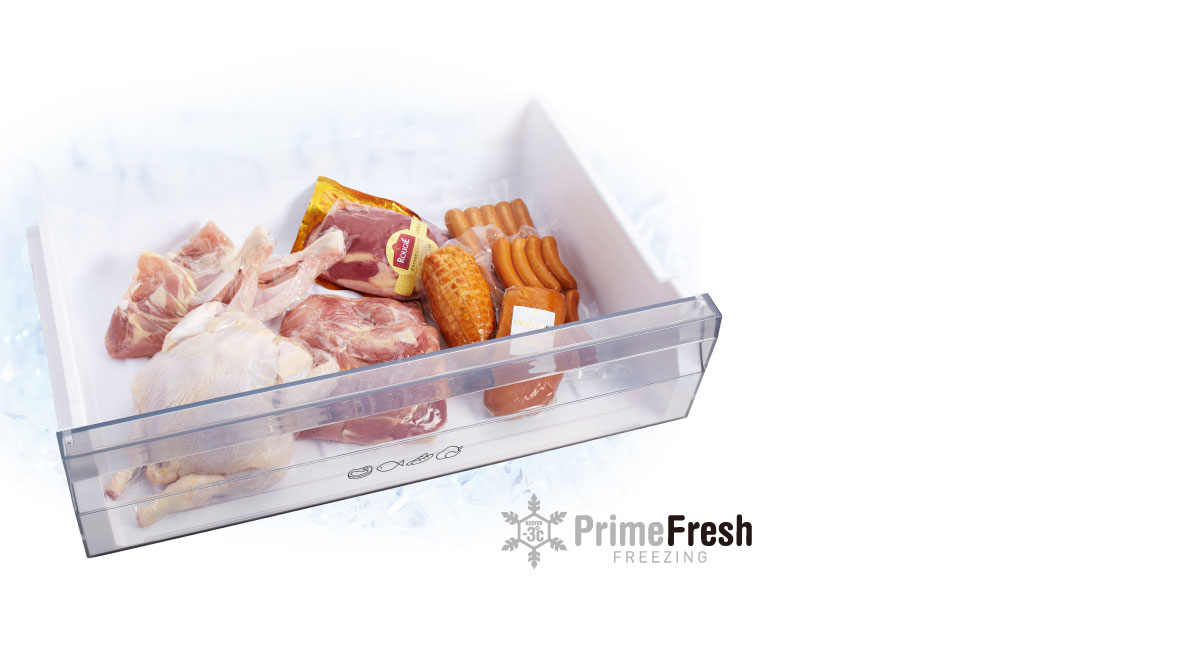 Approx. -3°C Soft Freezing
for Optimum Storage
