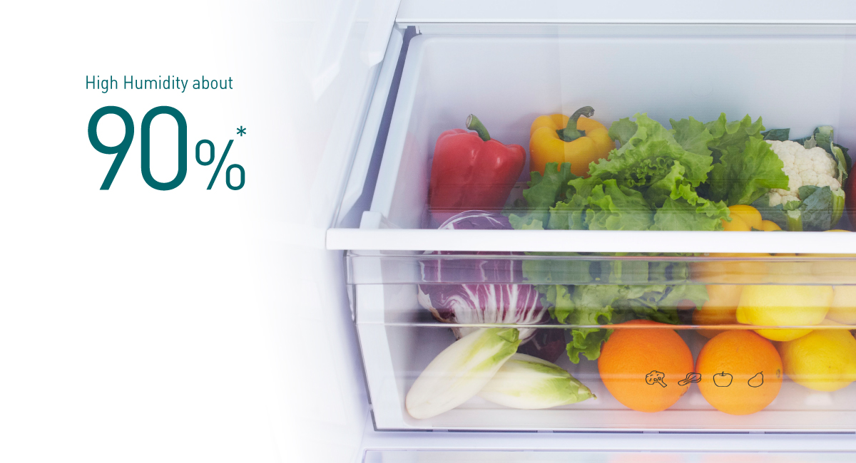 
Moisture-Retaining
Fresh safe Vegetable Case