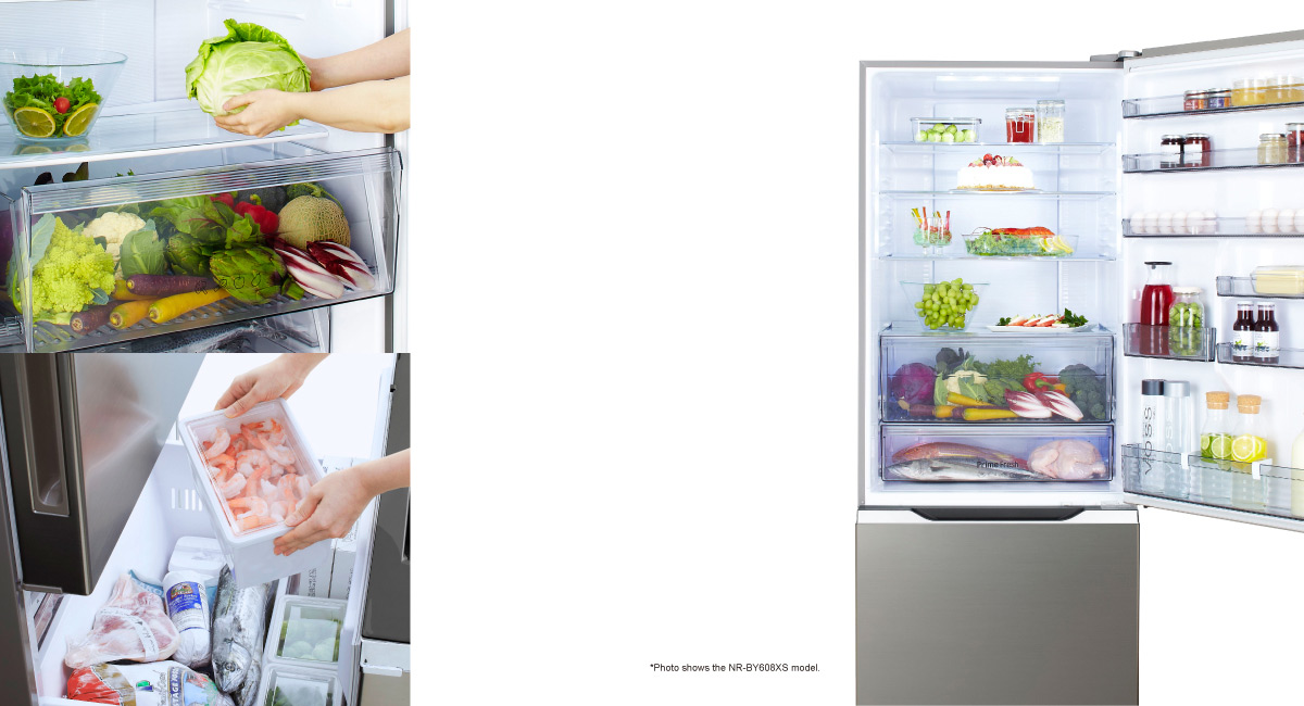 New Style of Refrigerator
with Freezer at the Bottom