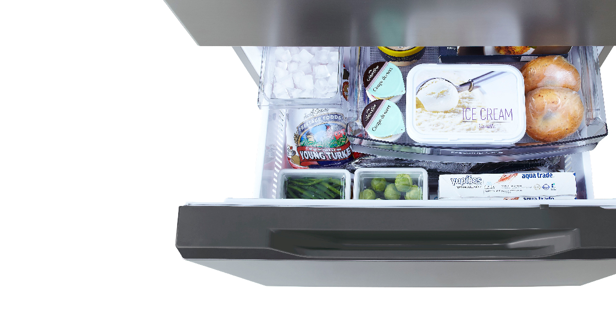Easy Access
Drawer-type Freezer
