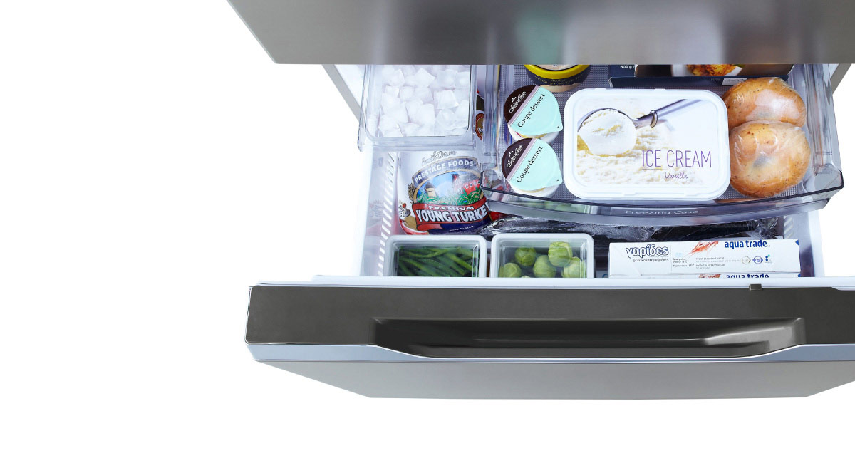 Easy Access
Drawer-type Freezer