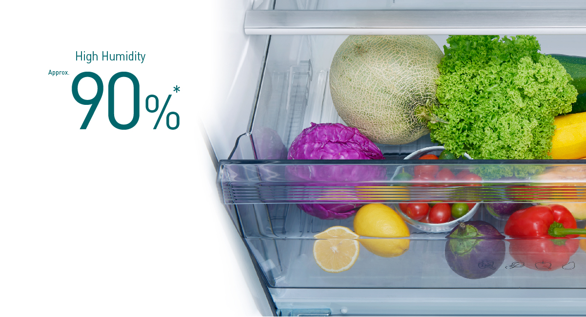 
Moisture-retaining
Fresh Safe Vegetable Case