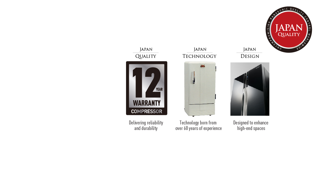 Advanced Japanese
technologies that truly
make life better