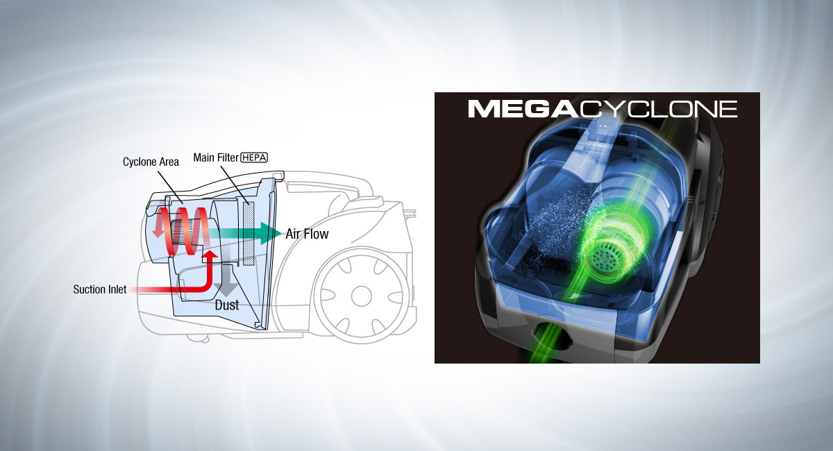 Long Lasting Suction Power