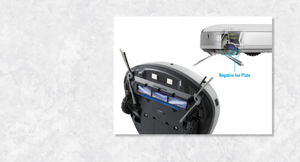 Powerful Vacuum
Never Loses Suction