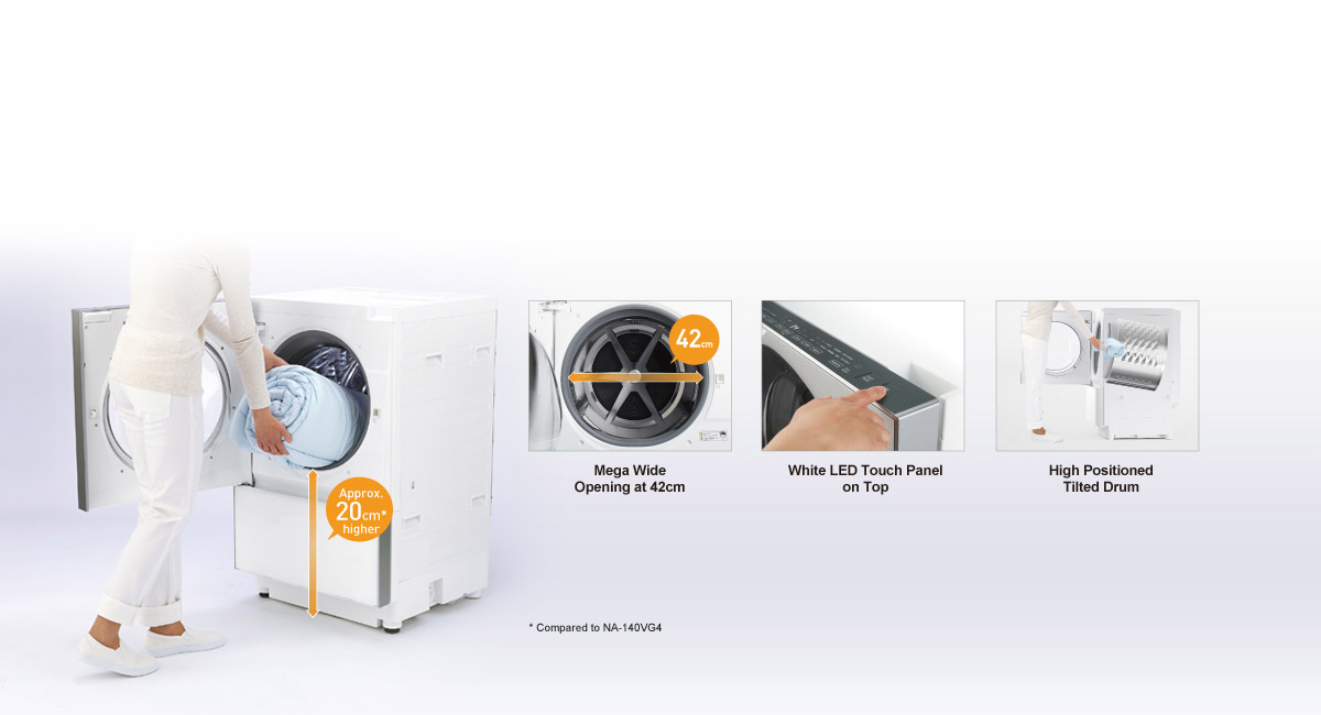 NAD106X1 Front Load Washer Dryer Combo Panasonic Singapore